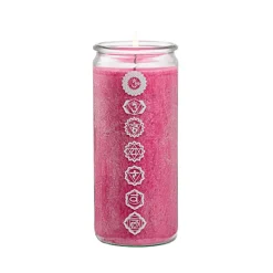 Clearance Waschbär XXL-Duftkerze »Chakra Magenta«.