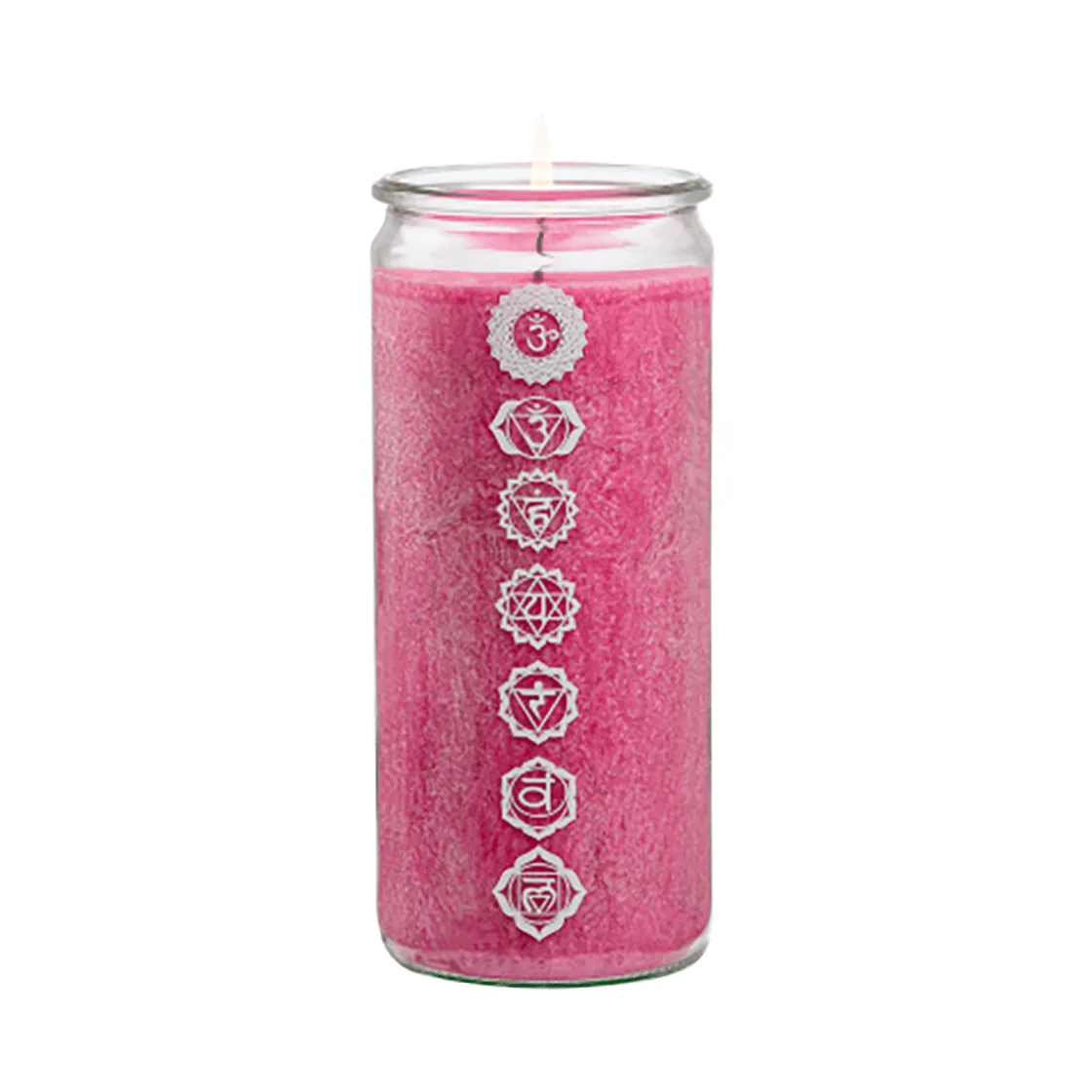 Clearance Waschbär XXL-Duftkerze »Chakra Magenta«.
