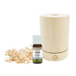 Discount Waschbär Zirben-Pumpe mit Zirbenflocken und Zirbenöl.