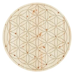 Online Waschbär Zirben-Wanddeko »Blume des Lebens«.